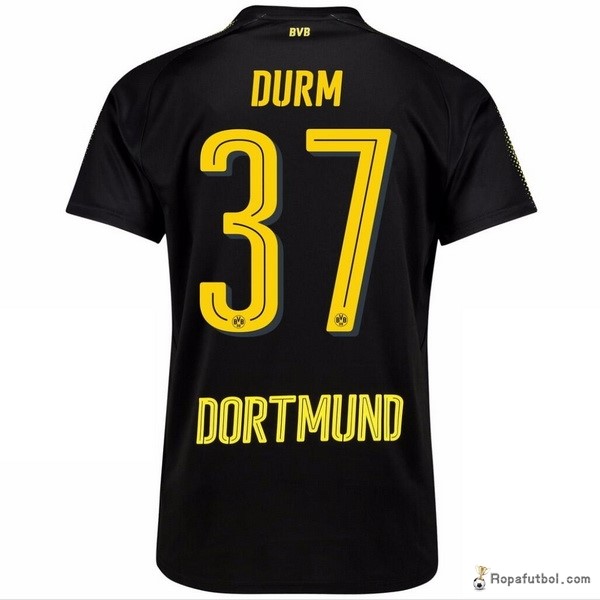 Camiseta Borussia Dortmund Replica Segunda Ropa Durm 2017/18